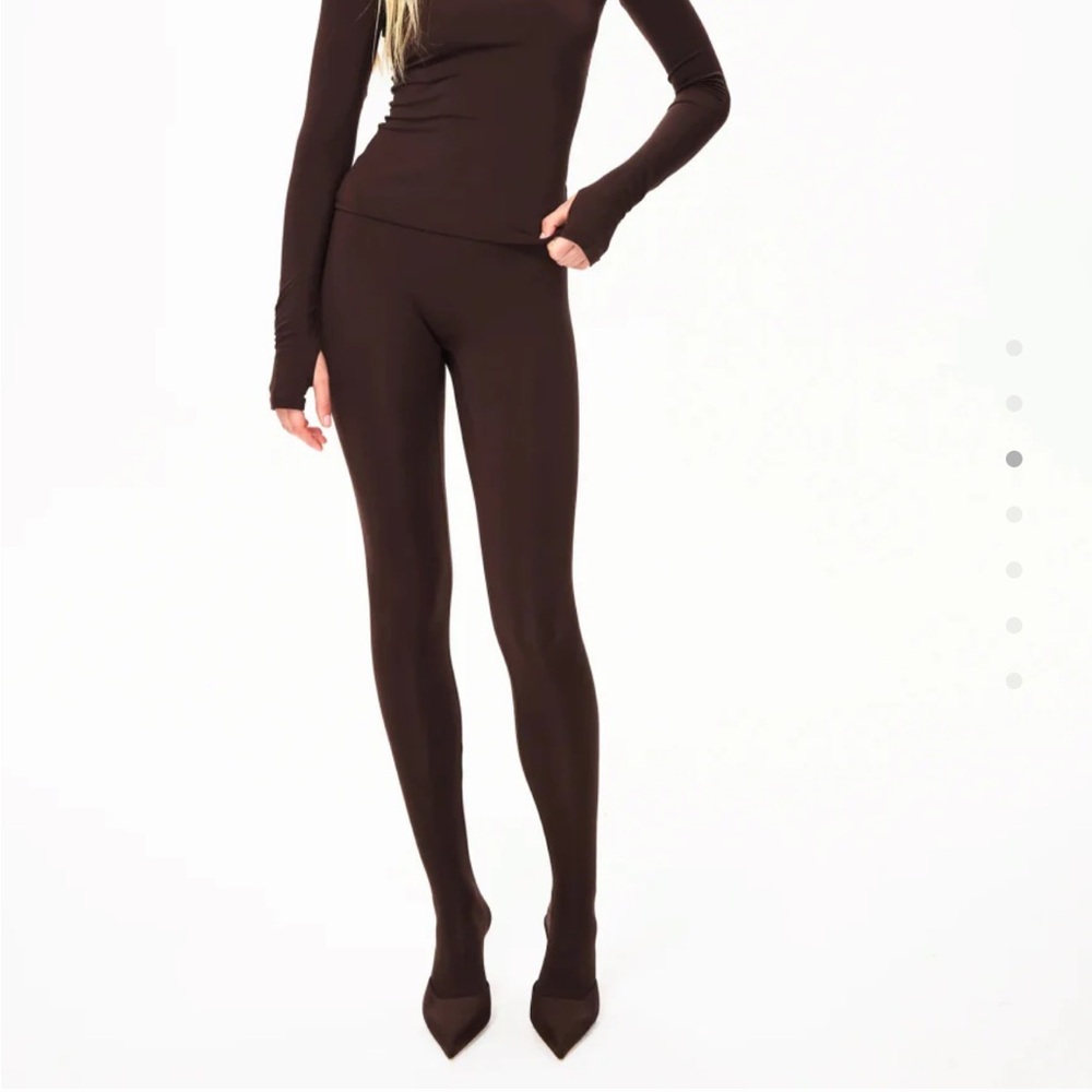 KHY Footed Legging in Chocolate Size XS